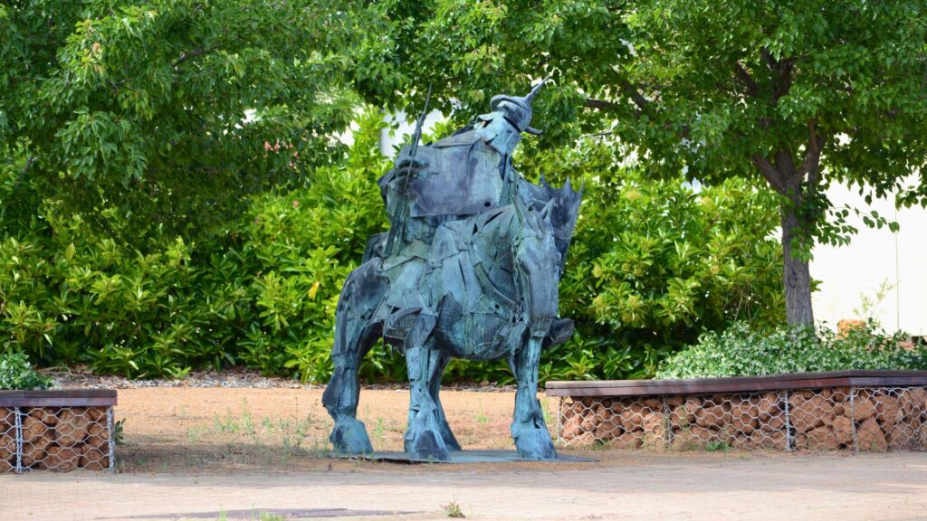 Knight on Horse by Len Zuks
