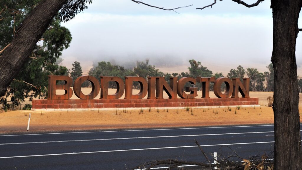 The Boddington sign on Albany Highway