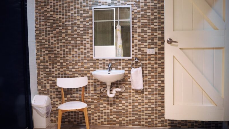 The Boddington Old Police Station bathroom