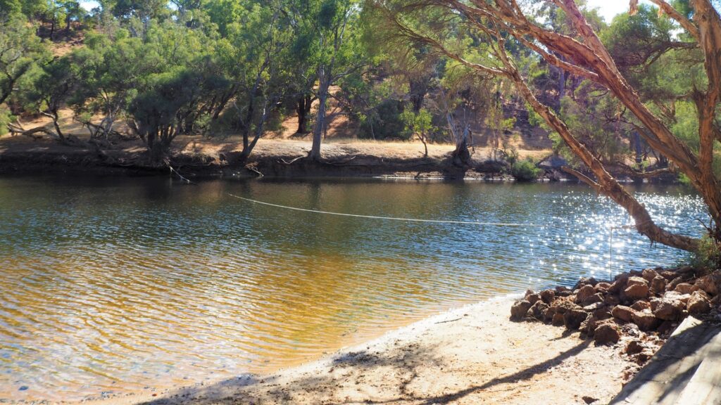 The swimming hole at Ranford Pool